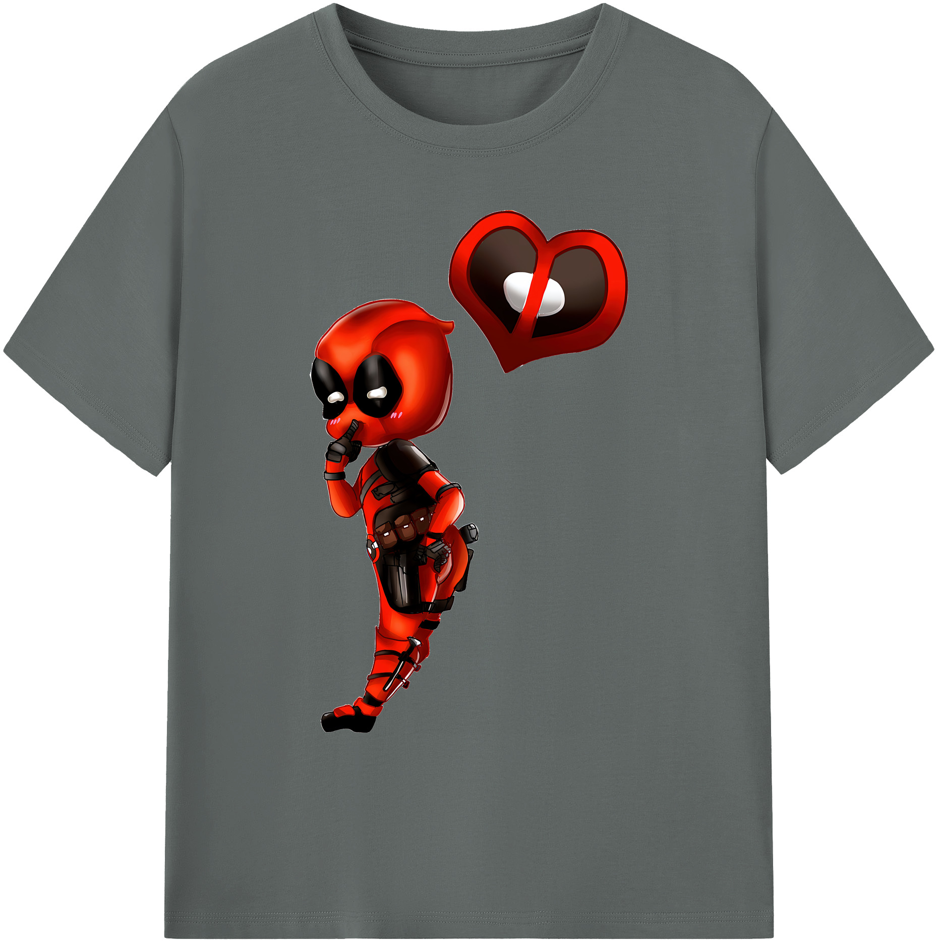 （画像用） Deadpool デッドプール 綿100％ メンズ半袖Tシャツ｜肌触りやわらか＆通気性